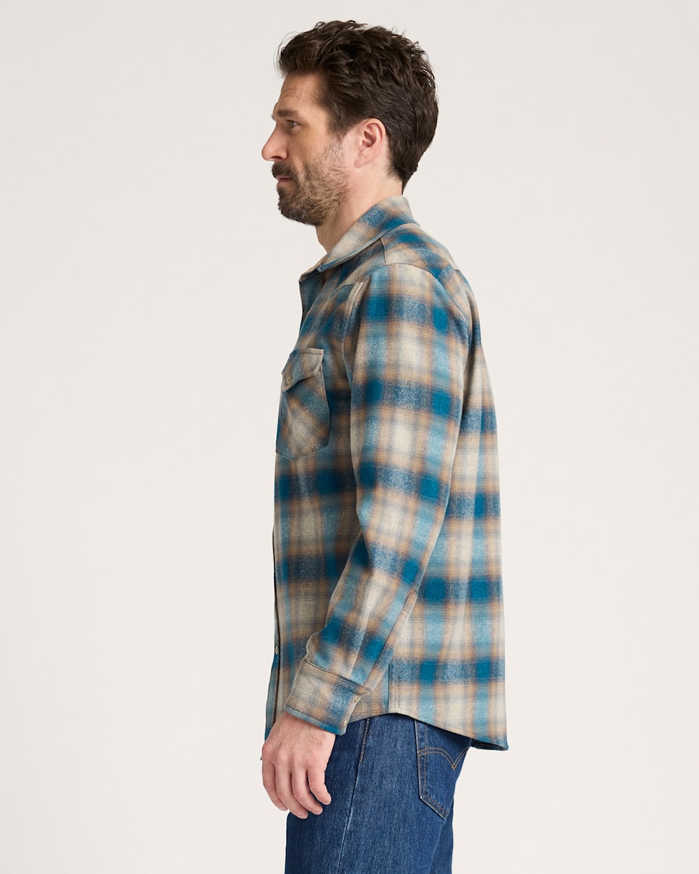 Pendleton Shop Men's Plaid Snap-Front Western Canyon Shirt