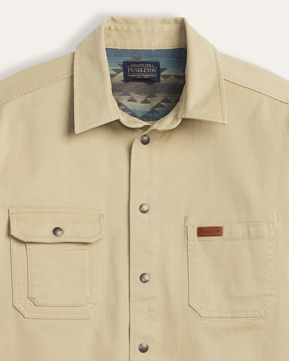 Pendleton Shop Men's Versatile Long-Sleeve Coton Twill Work Shirt