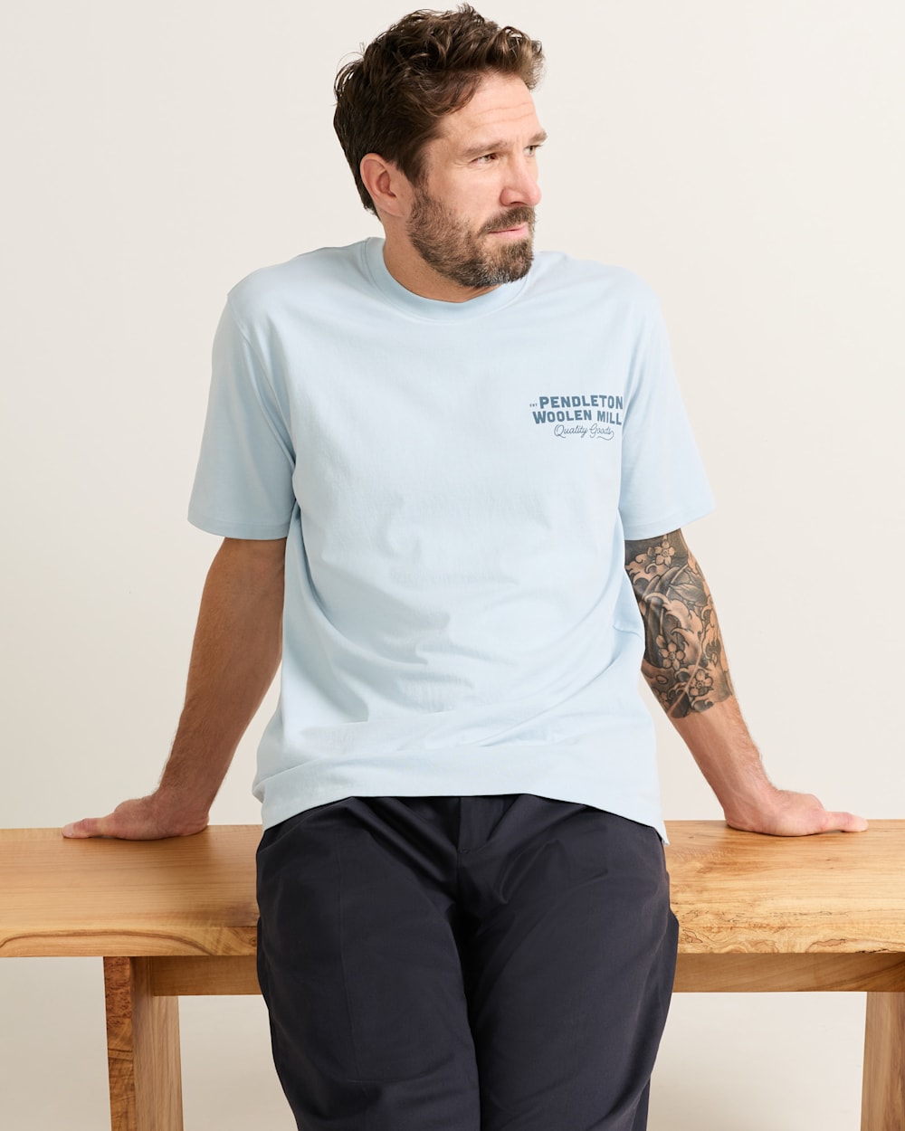 Pendleton Shop Men's Short-Sleeve Deschutes Cross Graphic Tee