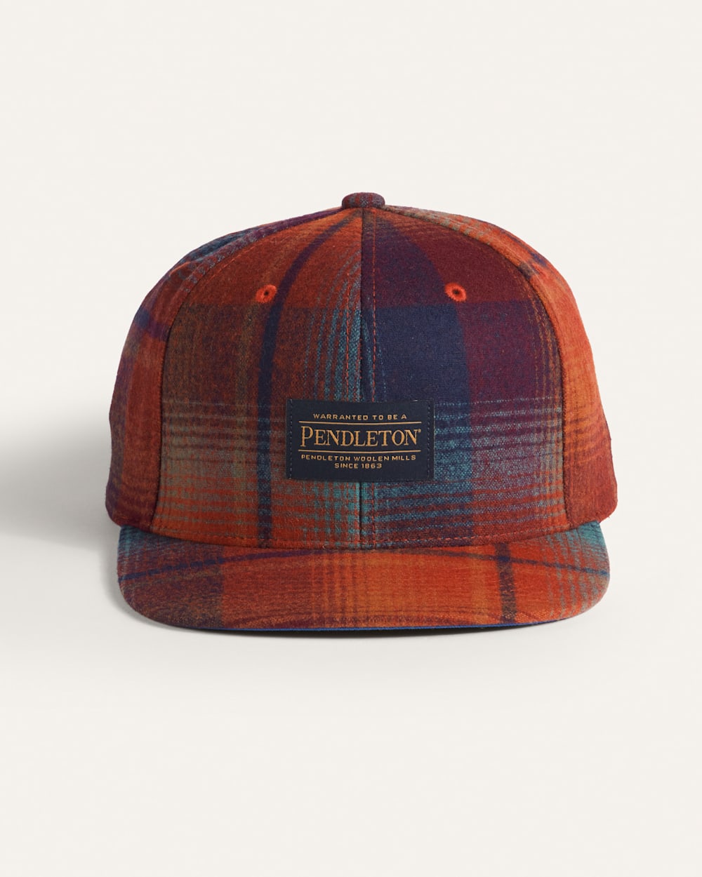 Pendleton Shop Plaid Flat Brim Hat for Making a Statement