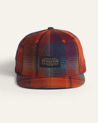 Pendleton Shop Plaid Flat Brim Hat for Making a Statement