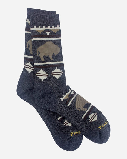 Pendleton Roaming Bison Camp Socks