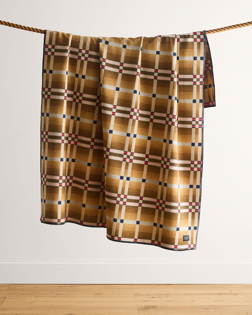 Pendleton Four Square Wool Throw Blanket - On Sale