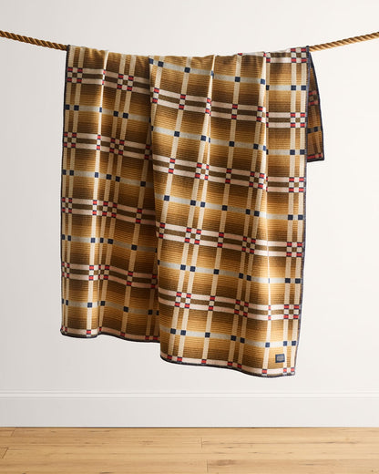 Pendleton Four Square Wool Throw Blanket - On Sale