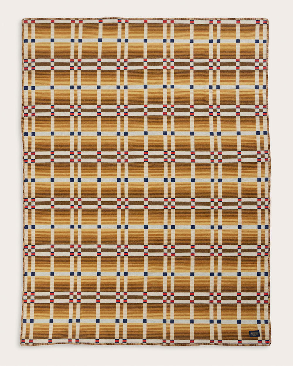 Pendleton Four Square Wool Throw Blanket - On Sale