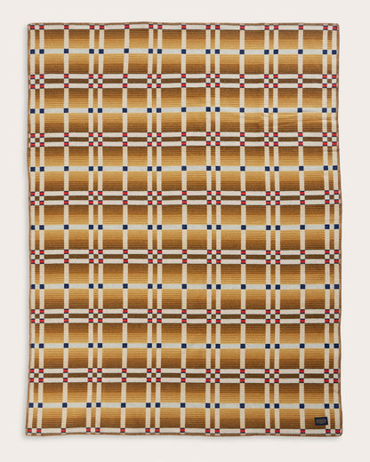 Pendleton Four Square Wool Throw Blanket - On Sale