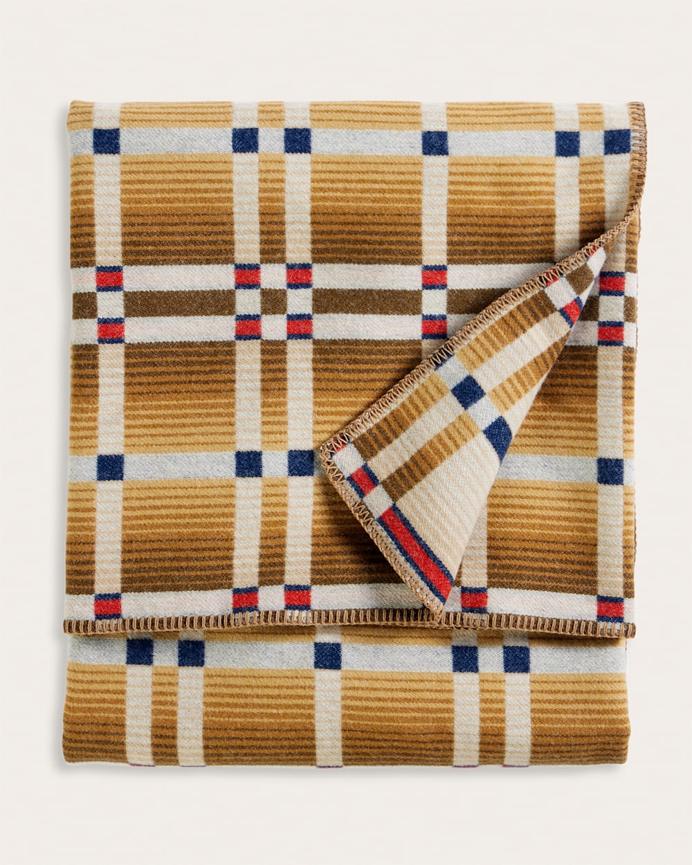 Pendleton Four Square Wool Throw Blanket - On Sale
