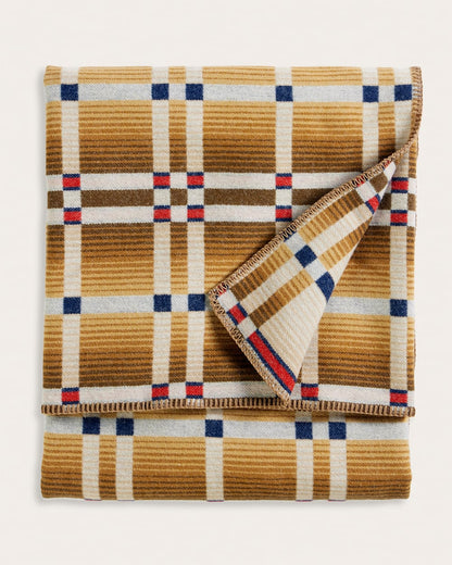 Pendleton Four Square Wool Throw Blanket - On Sale