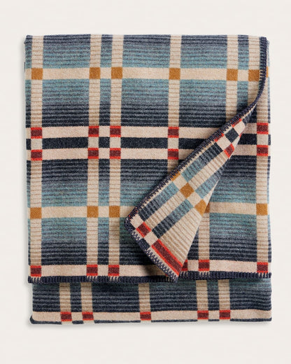 Pendleton Shop Wool Four Square Throw Blanket