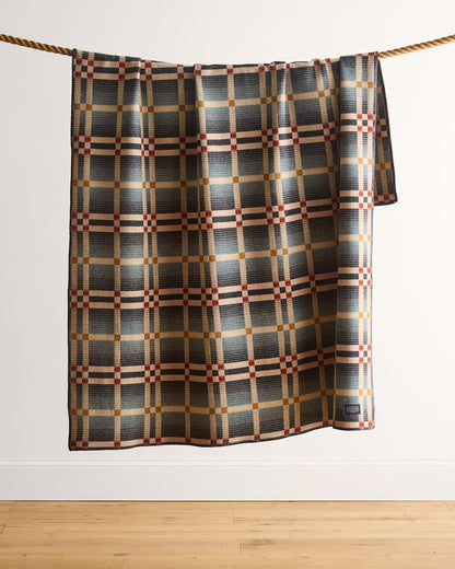 Pendleton Shop Wool Four Square Throw Blanket