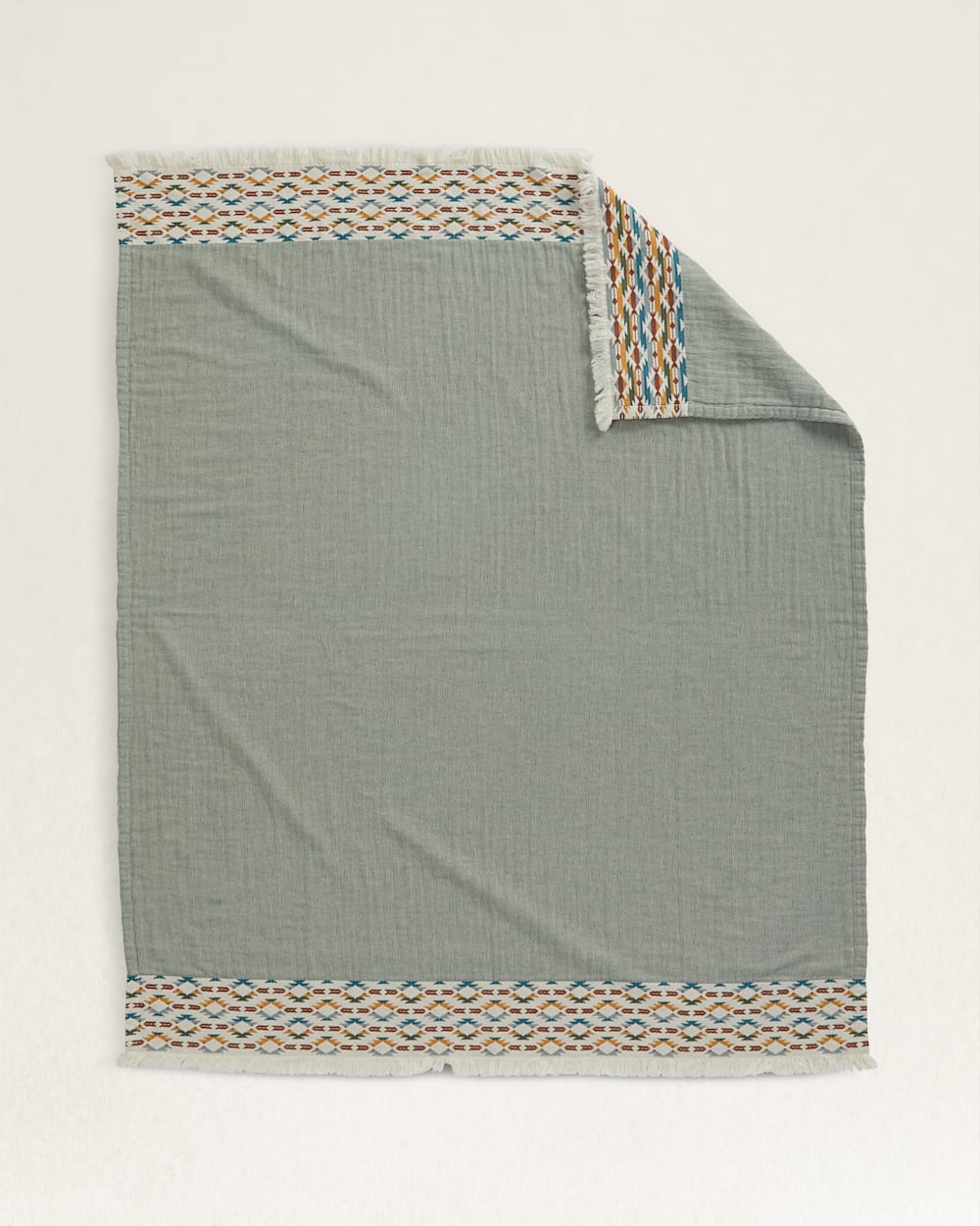Pendleton Shop Organic Cotton Fringed Throw