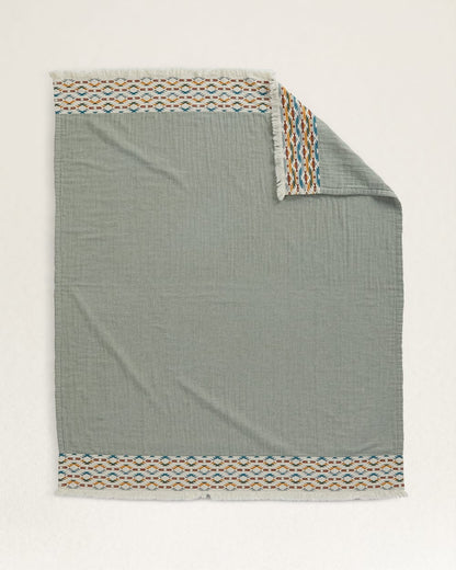 Pendleton Shop Organic Cotton Fringed Throw
