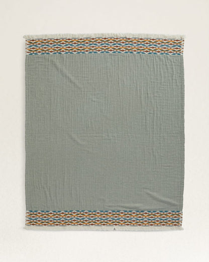 Pendleton Shop Organic Cotton Fringed Throw