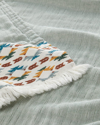 Pendleton Shop Organic Cotton Fringed Throw
