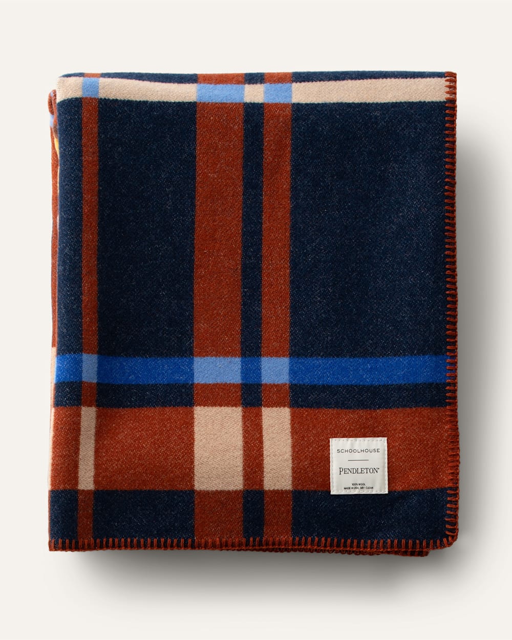 Pendleton Shop Schoolhouse Abington Hall University Blue Throw in Home & Blankets