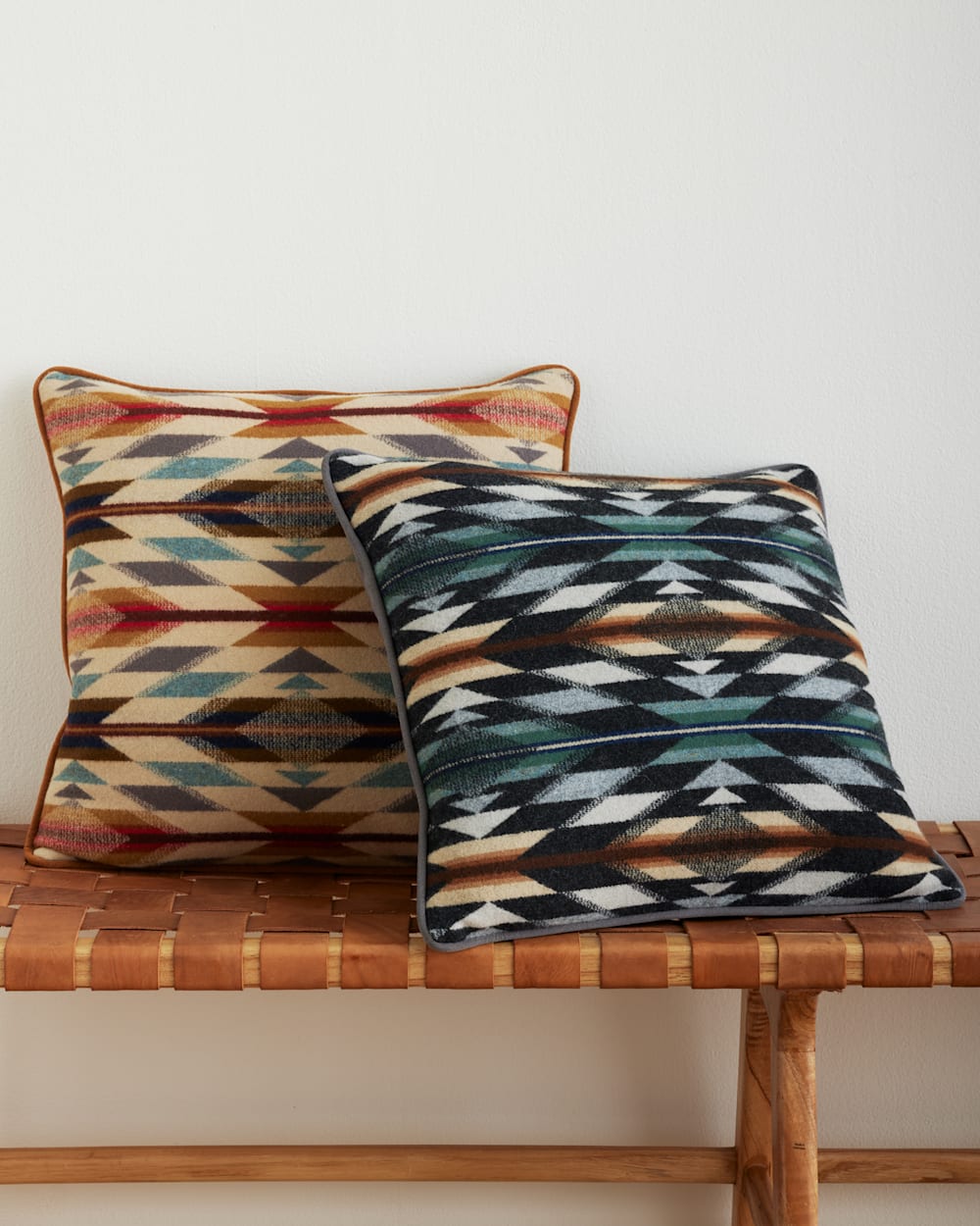 Pendleton Wool Fabric Woven Wyeth Trail Pillow