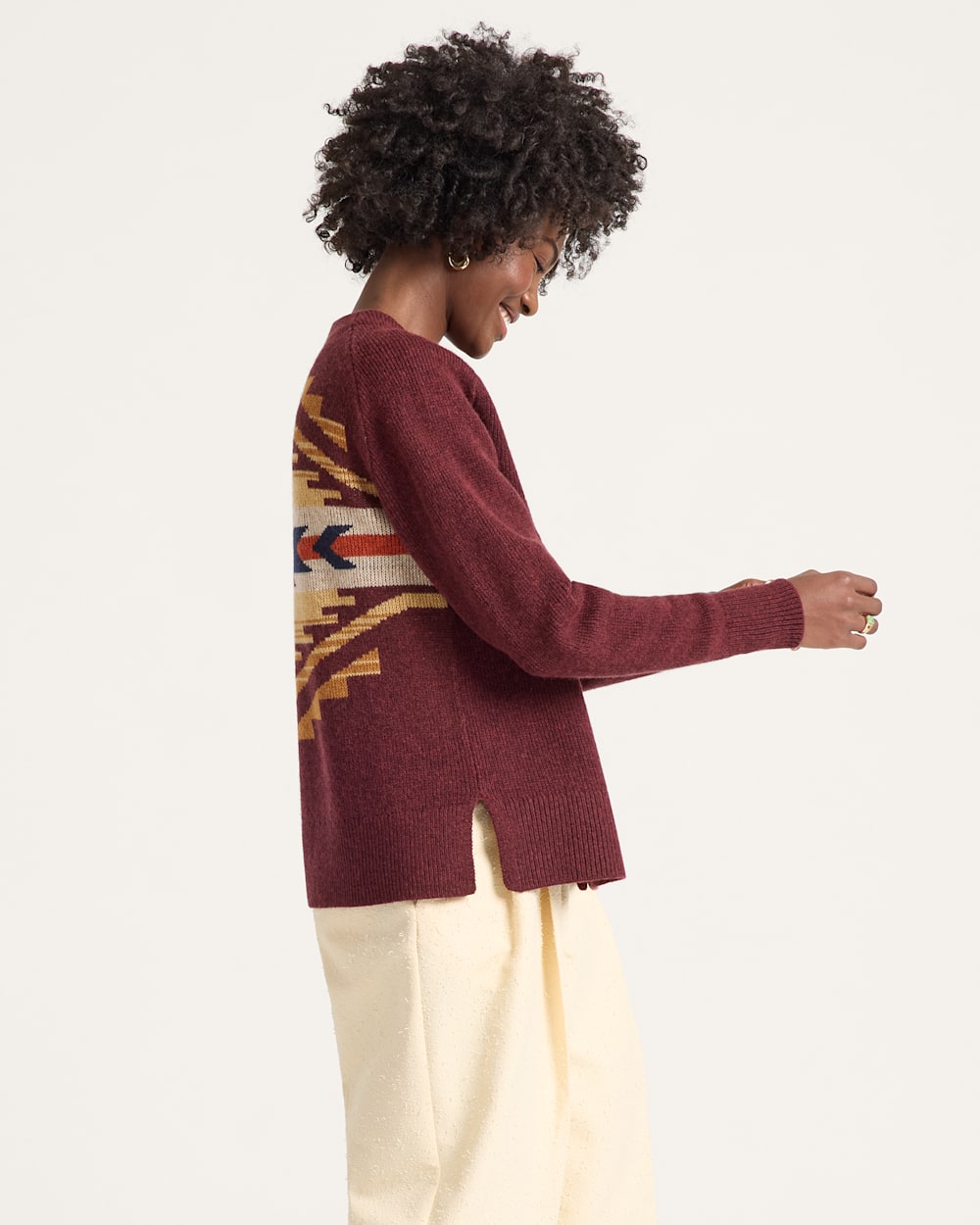 Pendleton Shop Women's Lambswool Tumalo Cardigan in Sweaters