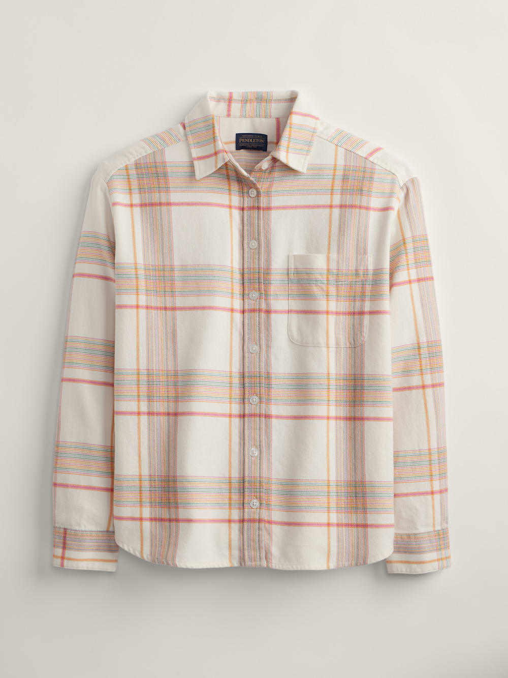 Pendleton Shop Cozy Women's Plaid Flannel Boyfriend Shirt on sale!