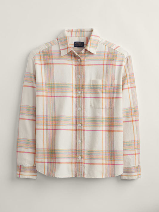 Pendleton Shop Cozy Women's Plaid Flannel Boyfriend Shirt on sale!