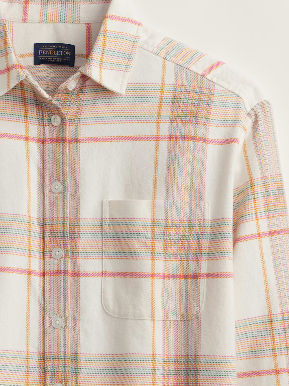 Pendleton Shop Cozy Women's Plaid Flannel Boyfriend Shirt on sale!