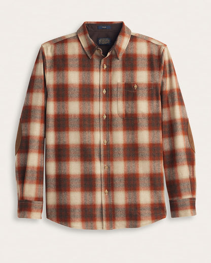 Pendleton MEN'S PLAID ELBOW-PATCH TRAIL SHIRT