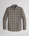 Gold/Navy Windowpane