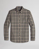 Gold/Navy Windowpane