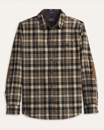 Pendleton MEN'S PLAID ELBOW-PATCH TRAIL SHIRT