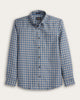 Gold/Navy Windowpane