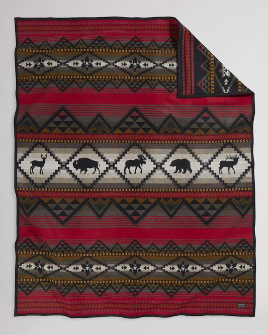 Pendleton Lost Trail Wool Blanket Design